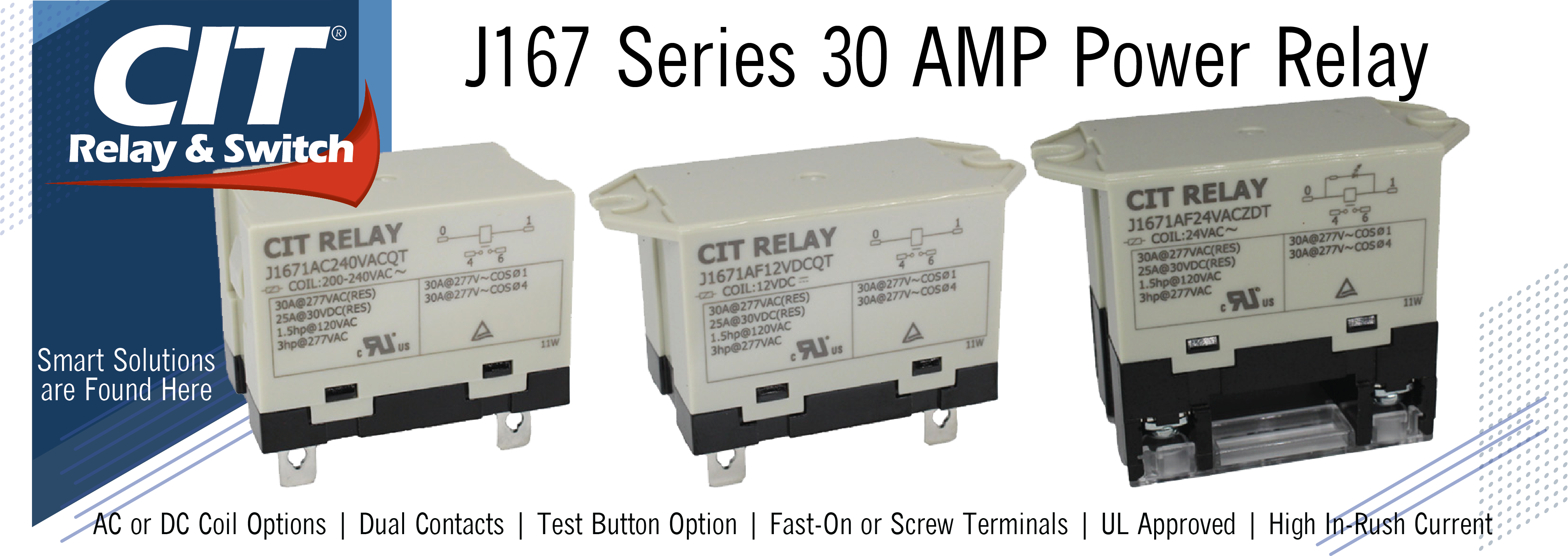 CIT Relay and Switch J167 Series